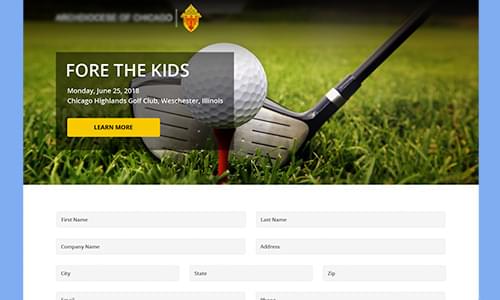 Screenshot of a 'Fund the Needs' giving page on a laptop screen