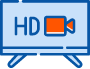 HD video quality icon